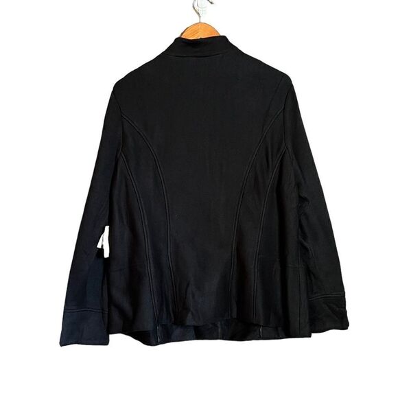 NWT! Coldwater creek black double knit coat - Picture 10 of 11